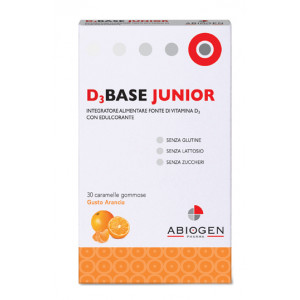 D3Base Junior 30 Caramelle Gommose Arancia