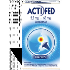 Actifed 12 Compresse 2,5Mg + 60Mg