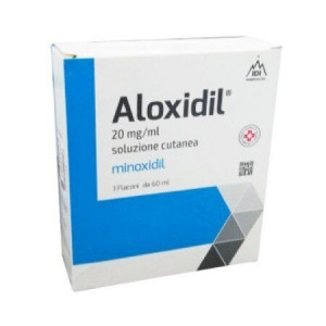 Aloxidil Soluzione  Cutanea 3 Flaconi 60 Ml 20 Mg/Ml