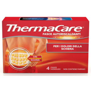 Fascia Autoriscaldante A Calore Terapeutico Thermacare Schiena 4 Pezzi