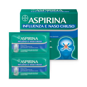 Aspirina Influenza E Naso Chiuso Orale 10 Bustine 500 Mg + 30 M G