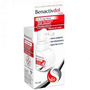 Benactivdol Gola Spray 15 ml 8,75 mg