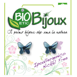 Orecchino Bat 8 mm Denim Blue RANK 504