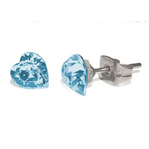 Orecchino Goccia 6 mm Aquamarina