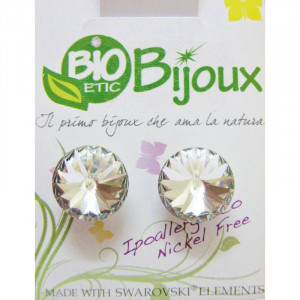 Orecchino Rivolo 10 mm Crystal
