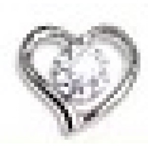Bjt940 Heart W/Crystal RANK 474