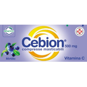 Cebion 500 Masticabile Mirtillo 20 Cpr 