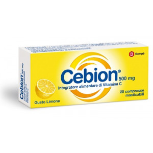 Cebion Masticabile Limone Vit C 20 Cpr
