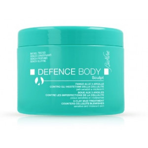 Defence Body Anticellulite Fango Alle 3 Argille Vaso 500 G