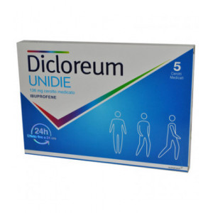Dicloreum Unidie 5 Cerotti Medicati 136 Mg