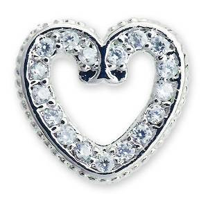 Elegant Heart Crystals Bjt966