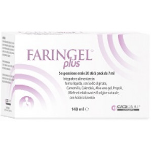 Faringel Plus 20 Stick Pack 7 Ml