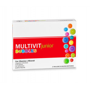 MULTIVIT junior Bubbles 27 Bollicine di Gelatina Masticabile