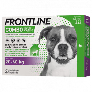 Frontline Combo Spot-on Cani G 20-40 kg 3 Pipette 2,68 ml