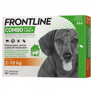 Frontline Combo Spot-on Cani P 2-10 kg 3 Pipette 0,67 ml