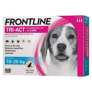 Frontline TriAct Cani 10-20 kg 3 Pipette 2 ml