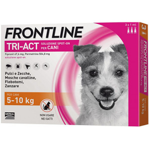 Frontline TriAct Cani 5-10 kg 3 Pipette 1 ml