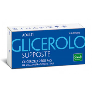 Glicerolo*Ad 18Supp 2250Mg