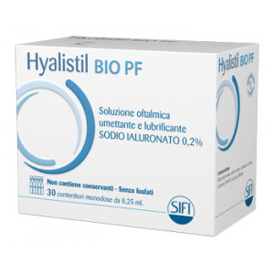 Hyalistil Bio Soluzione Oftalmica  Monodose Ac. Ialuronico 0,2% 30 Flaconcini 0,25 Ml