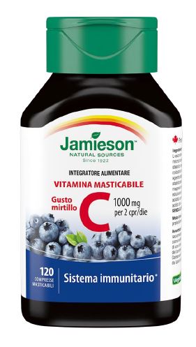 Vitamina C 1000 120 Compresse Masticabili Mirtillo