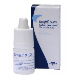 Ketoftil Collirio Flacone 10 Ml 0,5Mg/Ml
