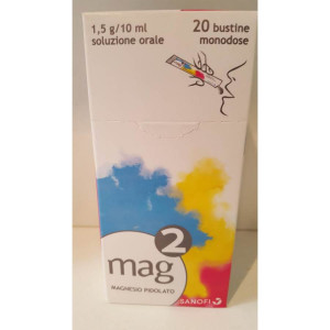 Mag 2 Soluzione Orale 20 Bustine 1,5G/10Ml
