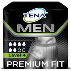 Mutandina Assorbente Maschile Tena Men Premium Fit Livello 4 Taglia Medium 10 Pezzi