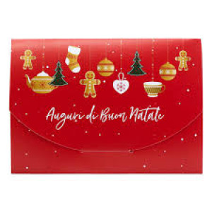 Biglietto D'Auguri Di Natale Con Filtroscrigno Te' Di Natale