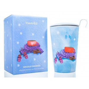 Infusiera Thermos Coccole D'Inverno Azzurra