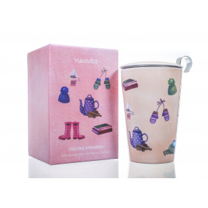 Infusiera Termos Coccole D'Inverno Rosa