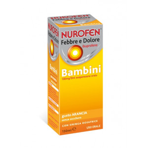 Nurofen Febbre E Dolore Bambini 100 Mg / 5 ml Arancia