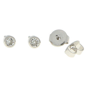 Orecchino Post Foratura 5 Zircon Petals 6 Mm Stainless Steel Articolo Bjt959S Orecchino Post Foratura 5 Zircon Petals 6 Mm Stainless Steel Articolo Bjt959S