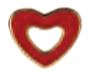 Orecchino Sterile Bjt715 Gp Red Heart