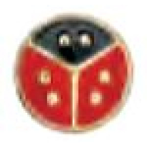 Orecchino Sterile Bjt720 Gp Baby Ladybug