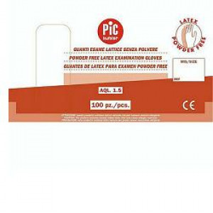 Guanti Esame Lattice Senza Polvere M