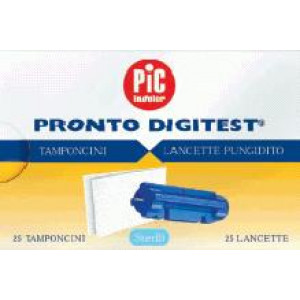 ProntoDigitest Tamponi + Lancette 25+25 Pz