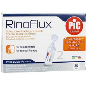 RinoFlux Soluzione Fisiologica 20 Fiale 2 ml
