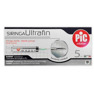 Siringa Ultrafine 5 ml Ago 14 10 Pz