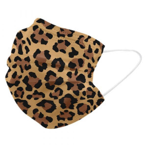 Mask Chirurgica Tipo Iir Leopardata 5 Pezzi