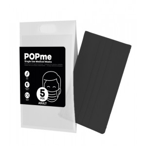 Mask Chirurgica Black 5 Pezzi