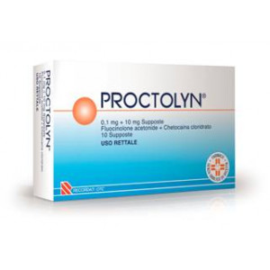 Proctolyn 10 Supposte  0,1 Mg + 10 Mg
