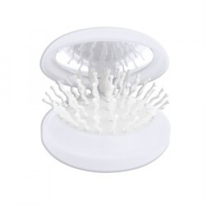 Spazzola Per Capelli Tascabile Pastel Bianca