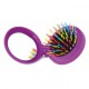 Spazzola Per Capelli Tascabile Viola