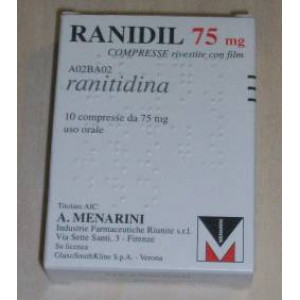 Ranidil 75*10Cpr Riv 75Mg