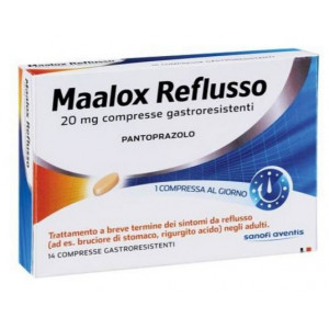 Maalox Reflusso 14 Compresse 20Mg