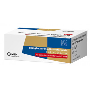 Siringa Insulina Veterinaria 40Ui/Ml 30Pz
