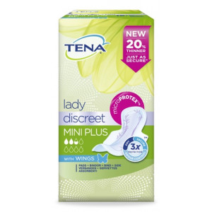 Tena Lady Discreet Mini Plus Wings