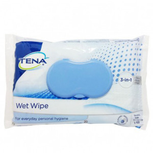 Tena Wet Wipe Salviette  Umidificate 48 Pezzi