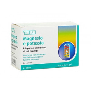 Magnesio Potassio Teva 24 Bustine