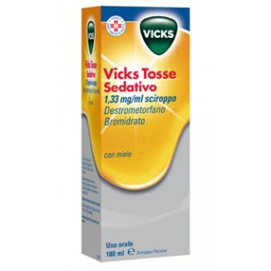 Vicks Tosse Sedativo 1 Flacone 180 Ml 1,33 Mg/Ml Sciroppo